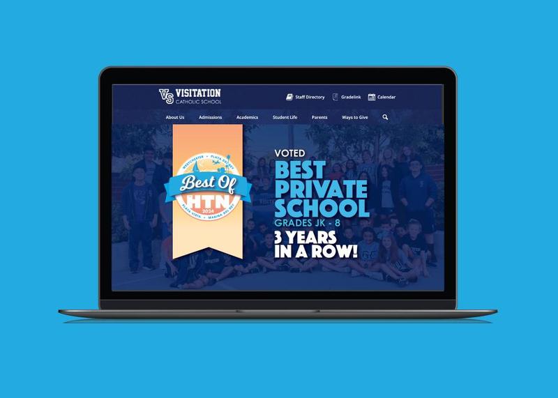 New Website in Laptop